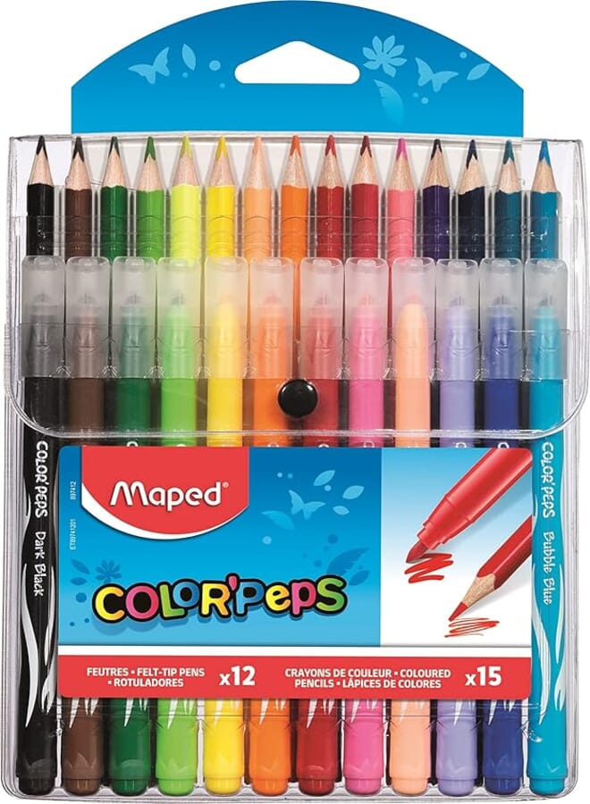 Maped 897412 "Color'Peps" Felts Pencils Combo